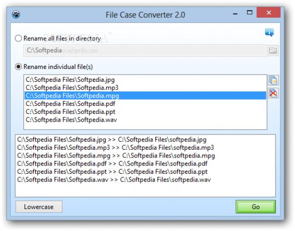 File Case Converter screenshot