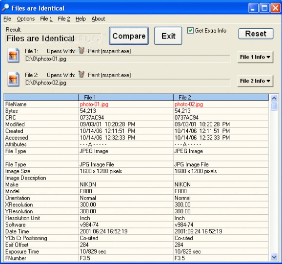 File Compare screenshot