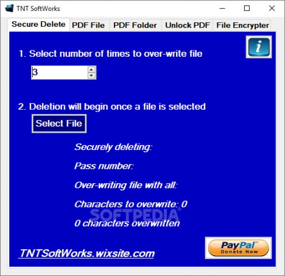 File Encrypter & Secure Delete screenshot