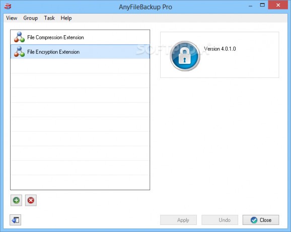 File Encryption Extension for AnyFileBackup screenshot