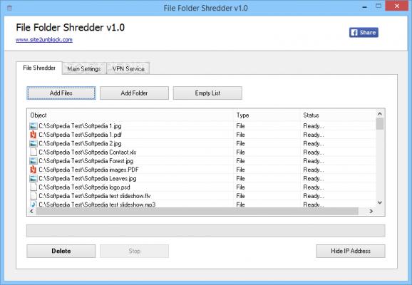 File Folder Shredder screenshot