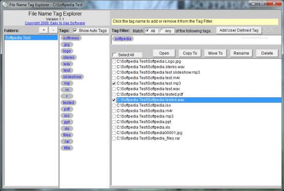 File Name Tag Explorer screenshot