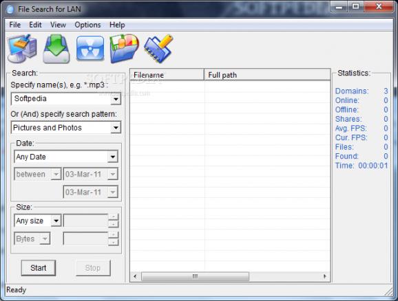 File Search for LAN screenshot