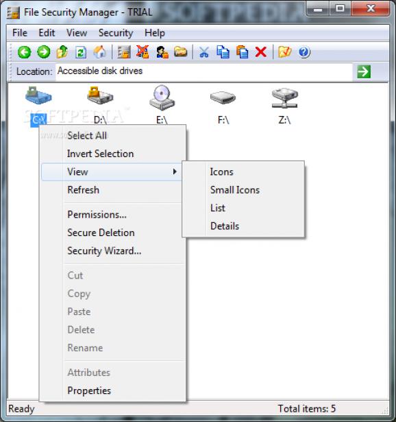 File Security Manager screenshot