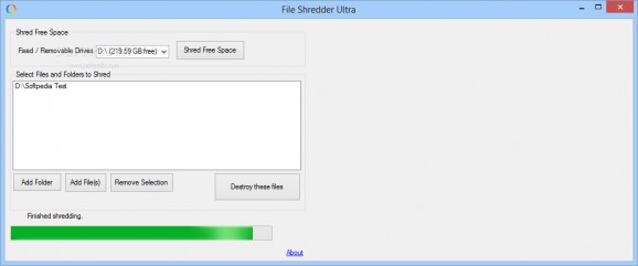 File Shredder Ultra screenshot