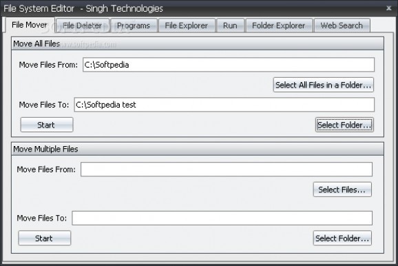 File System Editor screenshot