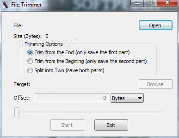 File Trimmer Portable screenshot