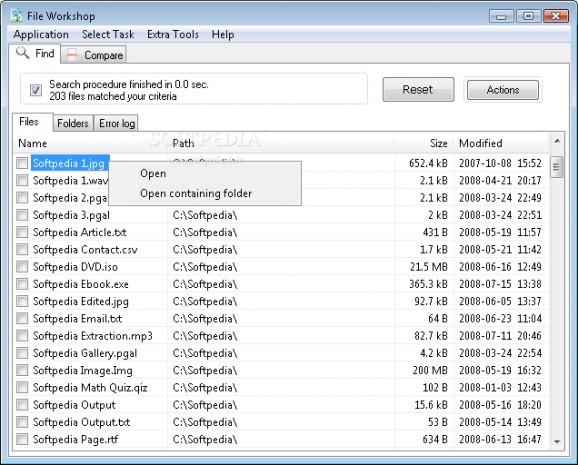 File Workshop screenshot