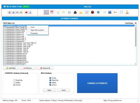 File & Folder Tools screenshot