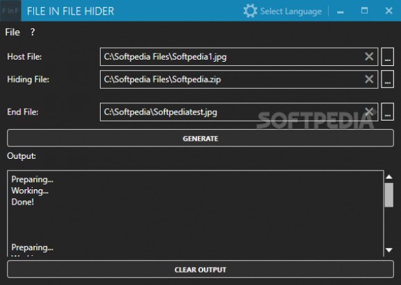 File in File Hider screenshot