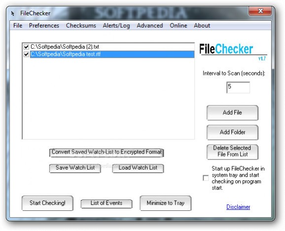 FileChecker screenshot