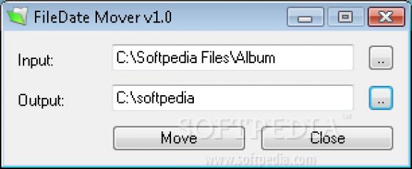 FileDate Mover screenshot