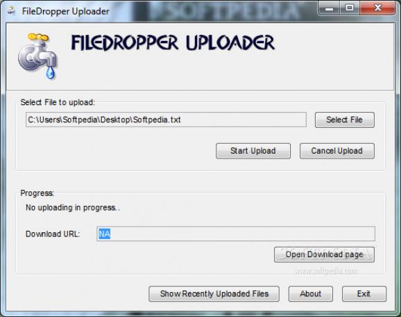 FileDropper Uploader screenshot