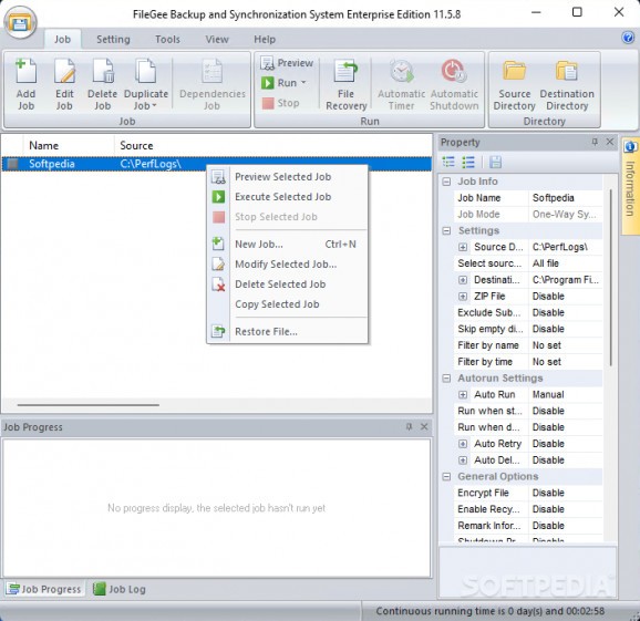 FileGee Backup & Sync Enterprise Edition screenshot