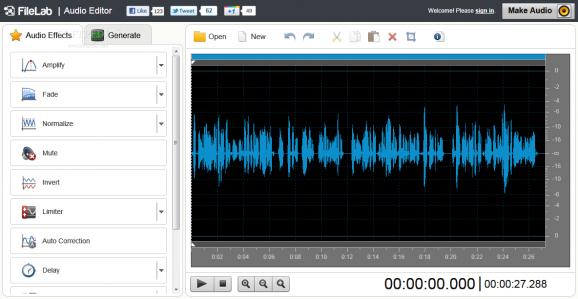 FileLab Audio Editor screenshot