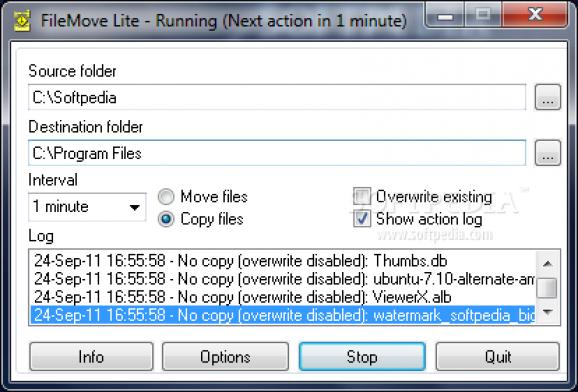 FileMove Lite screenshot