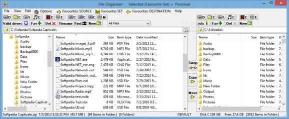 File Organiser screenshot