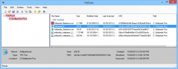 FileScan screenshot