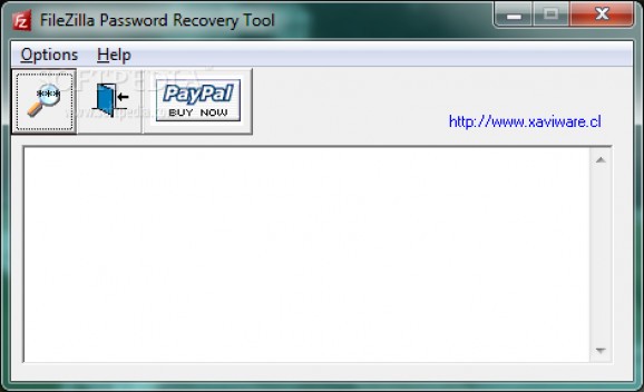 FileZilla Password Recovery Tool screenshot