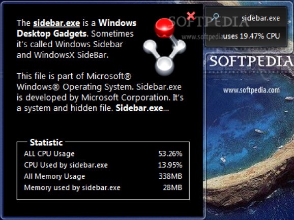 Fileinspect Sidebar Gadget screenshot