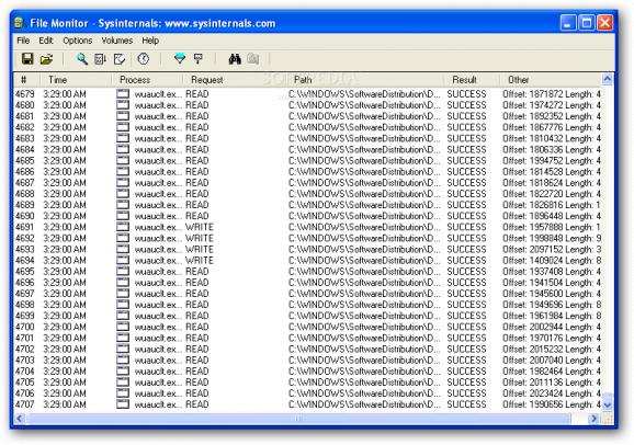 File Monitor (formerly Filemon) screenshot