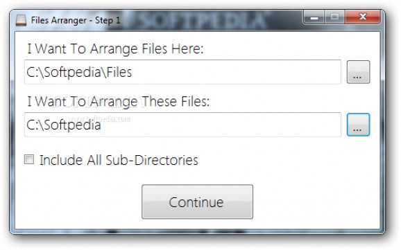 Files Arranger screenshot