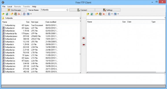 Free FTP Client screenshot