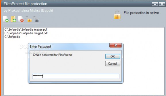 FilesProtect file protection screenshot