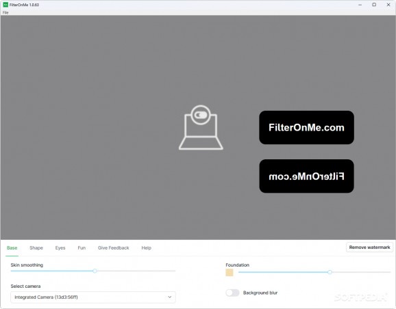 FilterOnMe screenshot