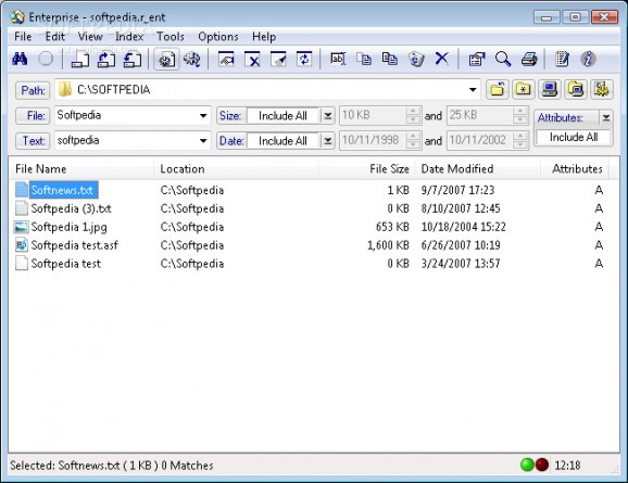 Enterprise (formerly Find It Pro) screenshot