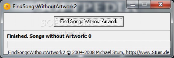 Find Tracks Without Artwork screenshot