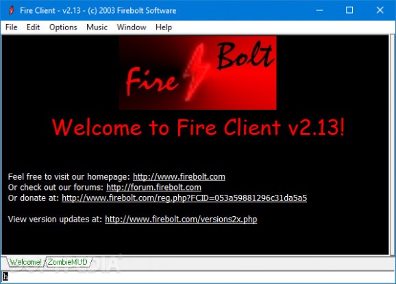 Fire Client screenshot
