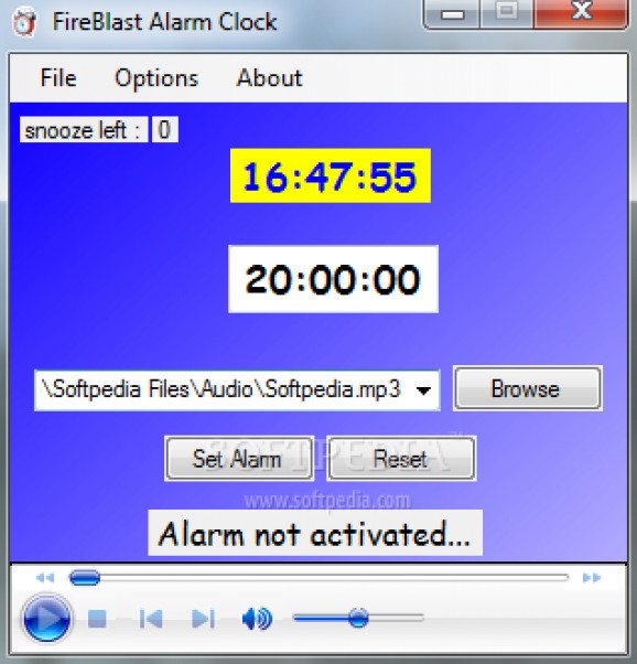 FireBlast Alarm Clock screenshot