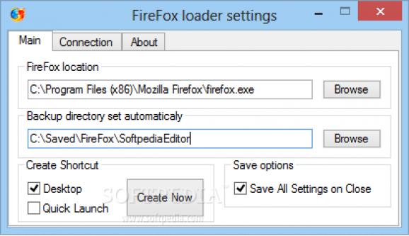 FireFox Loader screenshot