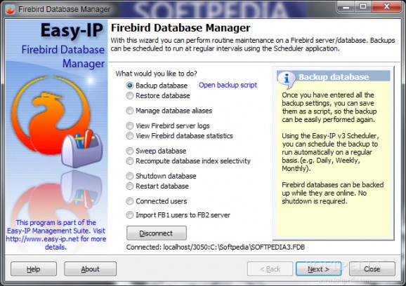 Firebird Database Manager screenshot