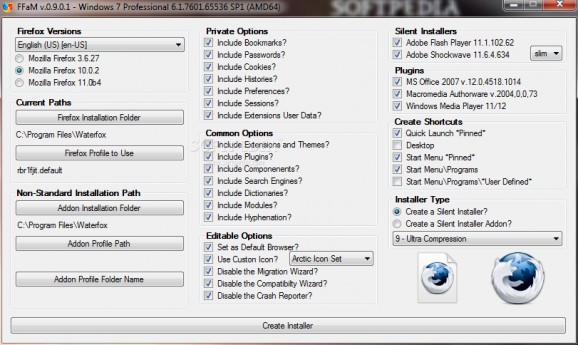 Firefox Addon Maker screenshot