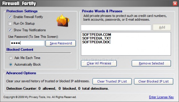 Firewall Fortify screenshot