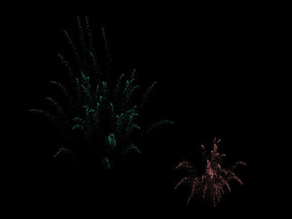 Fireworks Screensaver screenshot