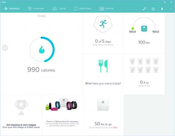 Fitbit for PC screenshot