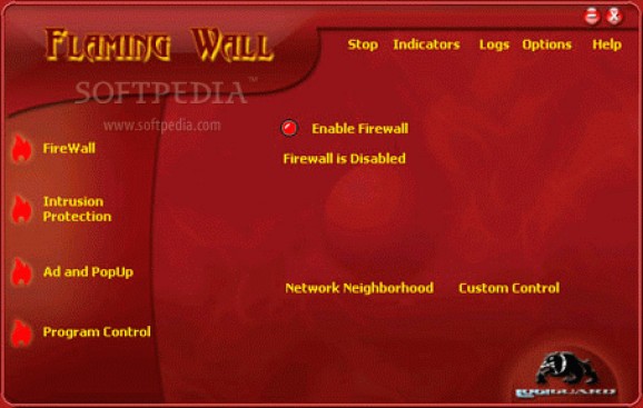 FlamingWall screenshot