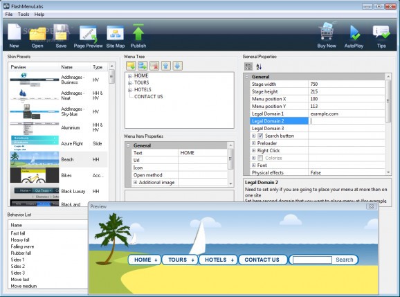 Flash Menu Labs Pro screenshot