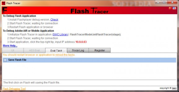 Flash Tracer screenshot