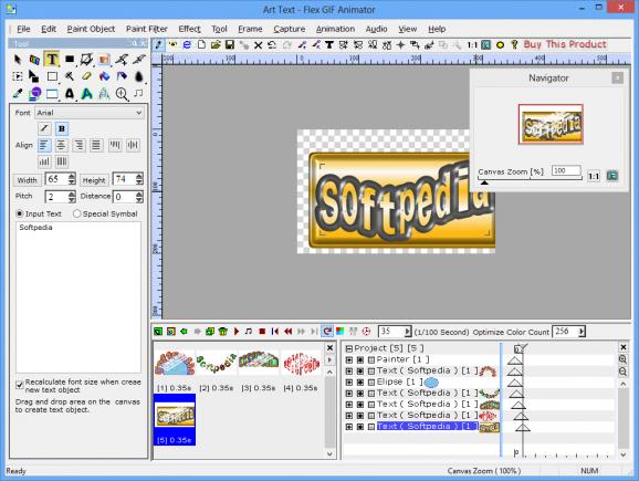 Flex GIF Animator screenshot