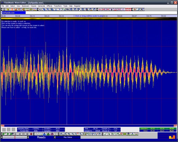 FlexiMusic Wave Editor screenshot
