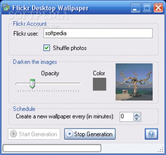 Flickr Desktop Wallpaper screenshot
