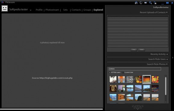Flickroom screenshot