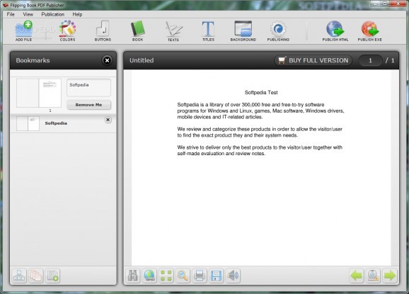 Flipping Book PDF Publisher screenshot