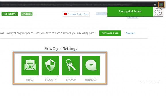 FlowCrypt for Chrome screenshot