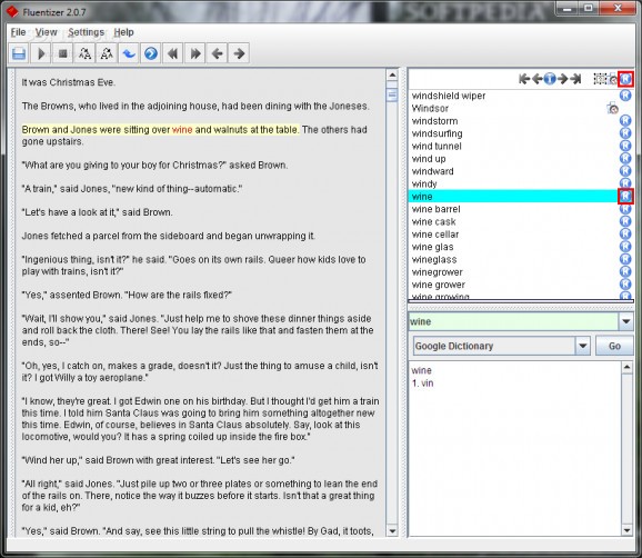 Fluentizer screenshot