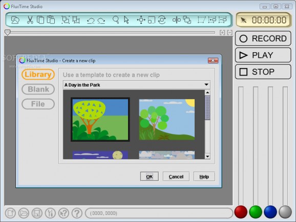 FluxTime Studio screenshot